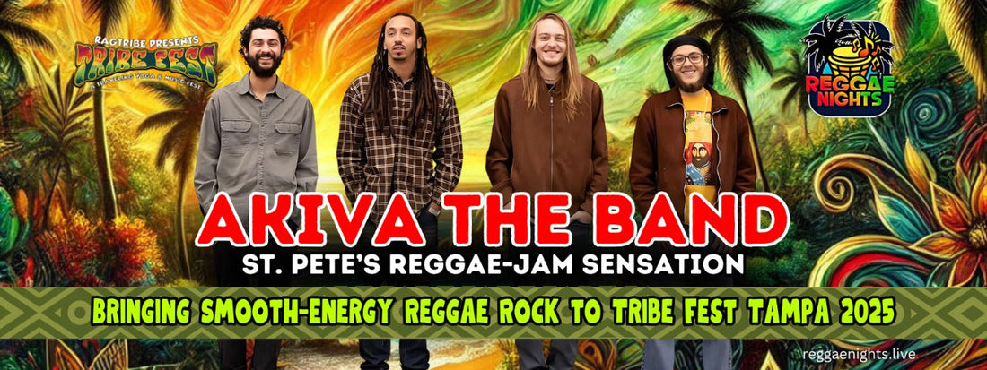 AKiVA the Band: St. Pete’s Reggae-Jam Sensation Bringing Smooth-Energy Reggae Rock to Tribe Fest Tampa 2025