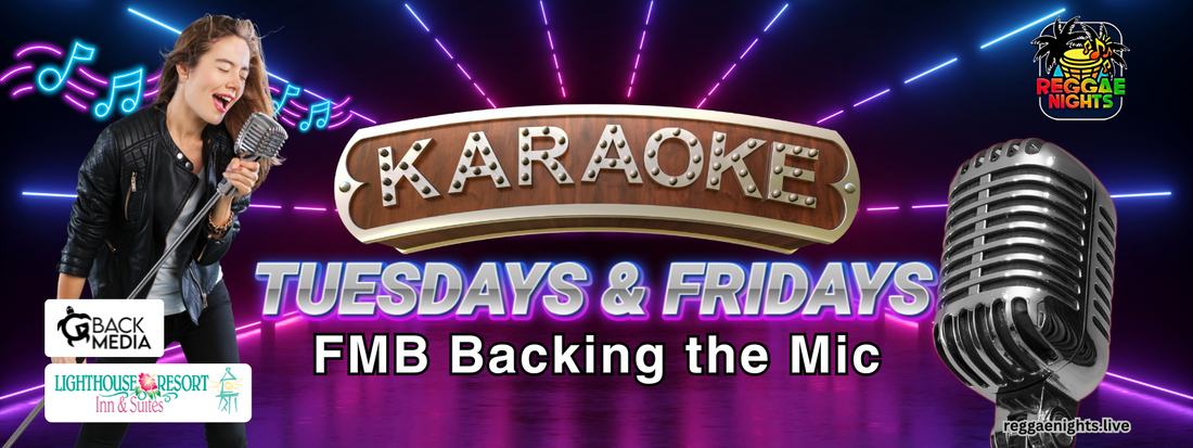 Karaoke Tuesdays & Fridays – FMB Backing the Mic