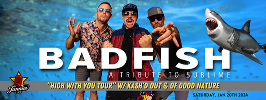 Feel the Reggae Vibes: Badfish, Kash'd Out, and Of Good Nature Live at Jannus Live!