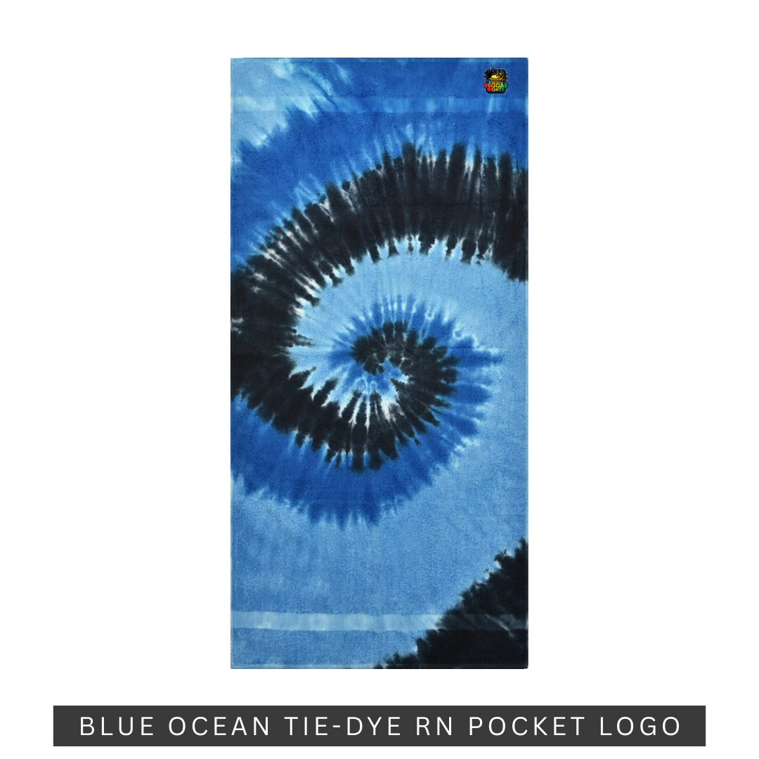 Dyemensions Tie-Dye Beach Towel by Reggae Nights