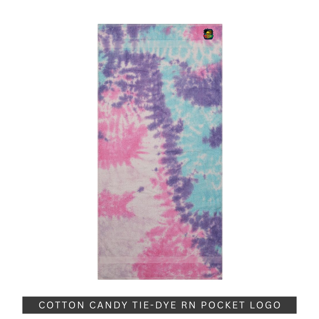 Dyemensions Tie-Dye Beach Towel by Reggae Nights