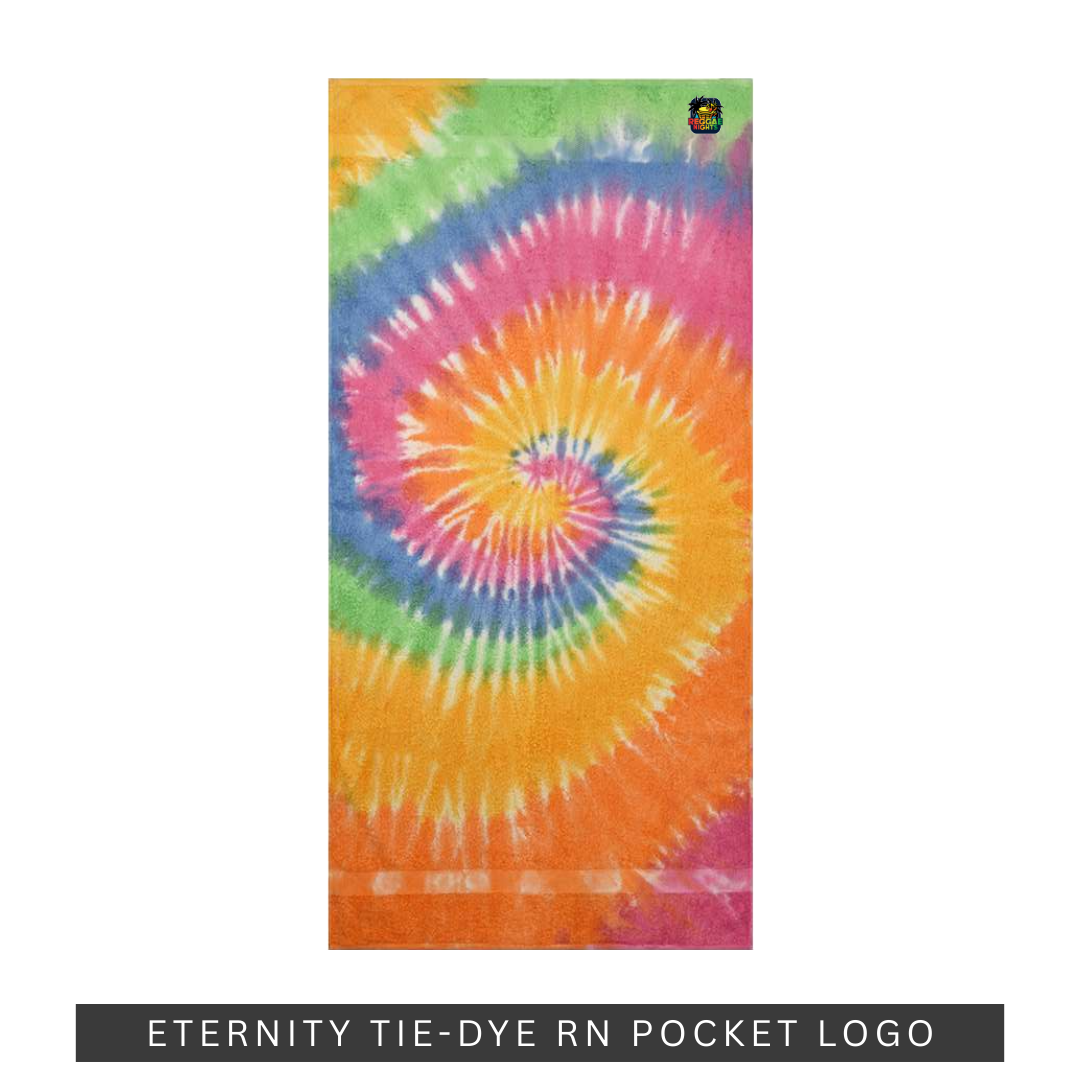 Dyemensions Tie-Dye Beach Towel by Reggae Nights