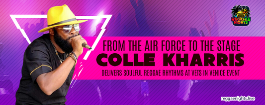 From the Air Force to the Stage: Collé Kharris Delivers Soulful Reggae Rhythms at Vets in Venice