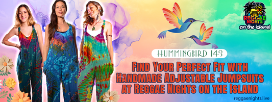 Hummingbird 143: Find Your Perfect Fit with Handmade Adjustable Jumpsuits at Reggae Nights on the Island