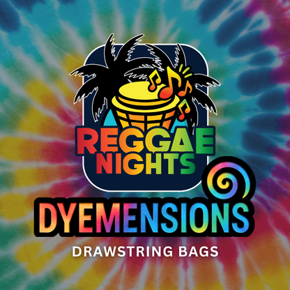 Dyemensions Tie-Dye Drawstring Bag by Reggae Nights