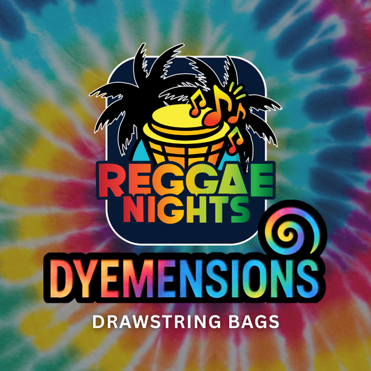 Dyemensions Tie-Dye Drawstring Bag by Reggae Nights