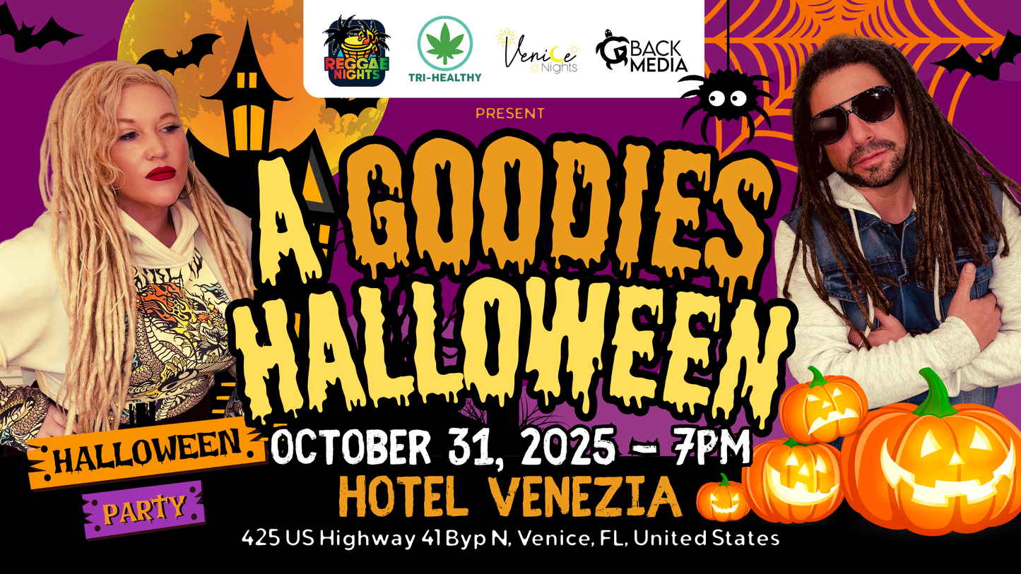 2025-10-31 Reggae Nights at Venezia - A Goodies Halloween with The Goodies and Off The Road Band
