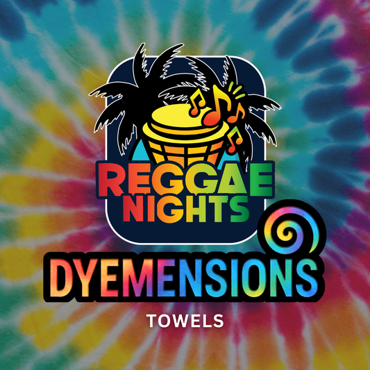 Dyemensions Tie-Dye Beach Towel by Reggae Nights