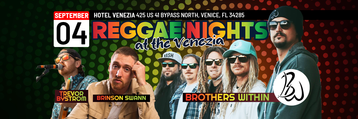 Live Music in Venice Florida with Brothers Within, Brinson Swann, and Trevor Bystrom