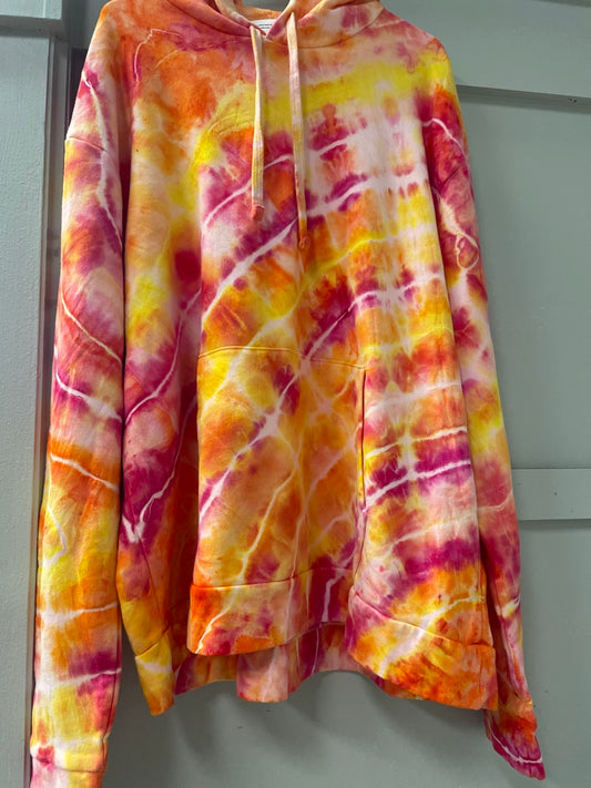 K & T Design Sunset Swirl Tie-dye Shirt 3XL