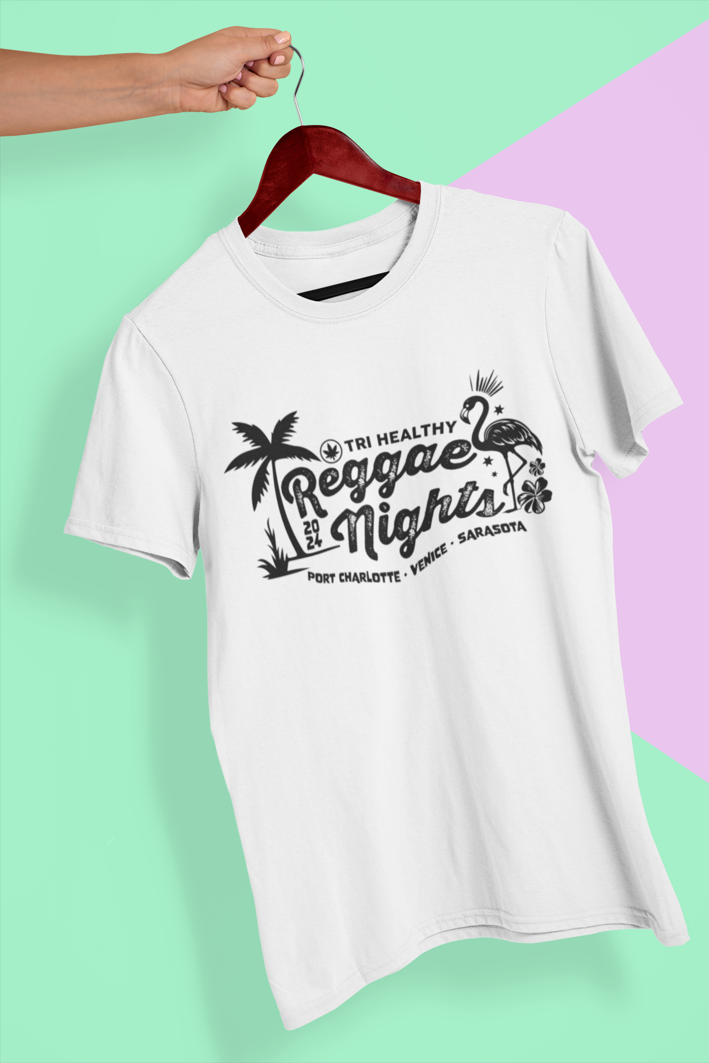 Reggae Nights Flamingo Beat Shirt